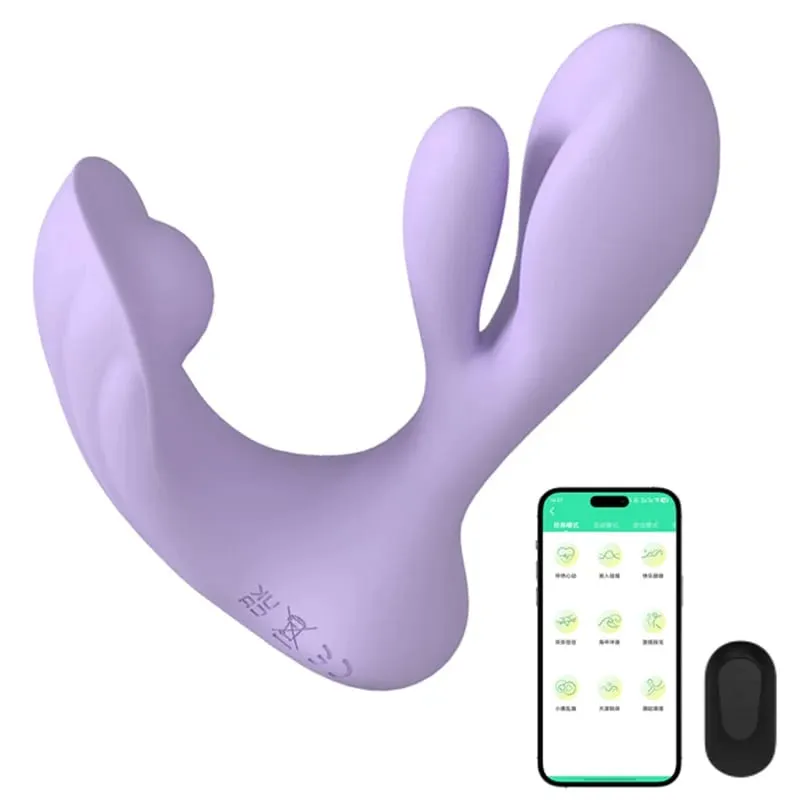 Vibromasseur point G portable pour femmes, télécommande avec application, 10 vibrations, 3 Modes de Rotation, Stimulation clitoridienne, orgasme féminin, jouet sexuel
