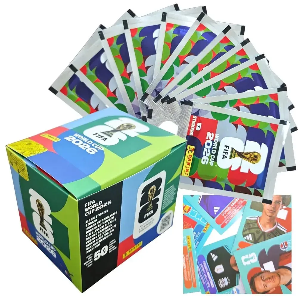 Boîte d'autocollants et album autorisés pour la Coupe du Monde de la FIFA 2026, cadeau souvenir de football indispensable pour les amateurs — image 3
