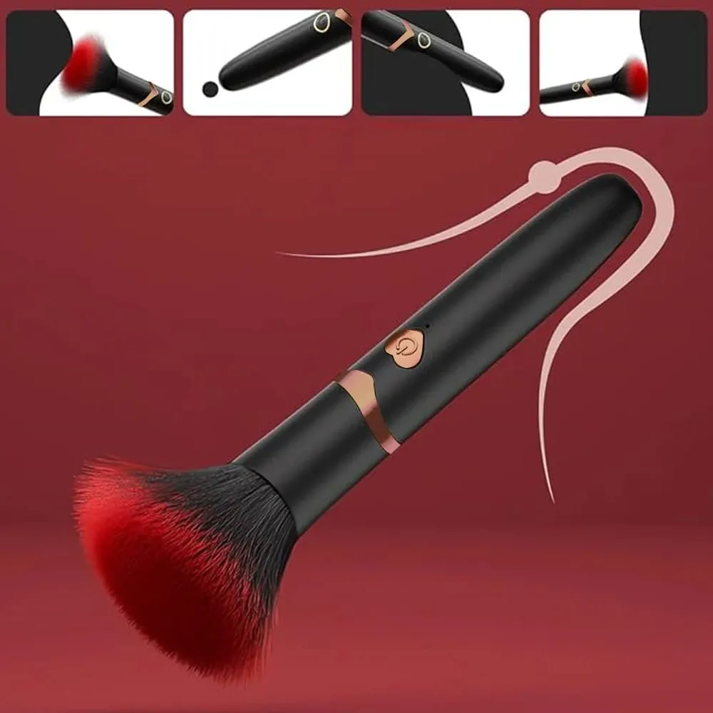 Wibratory Pędzel do makijażu 7 Tryb Wibracji Sutek Stymulator Łechtaczki Kobieta Masażer Kulkowy Dyskretny Sex Zabawka Dla Dorosłych dla Kobiety 18+ — image 2