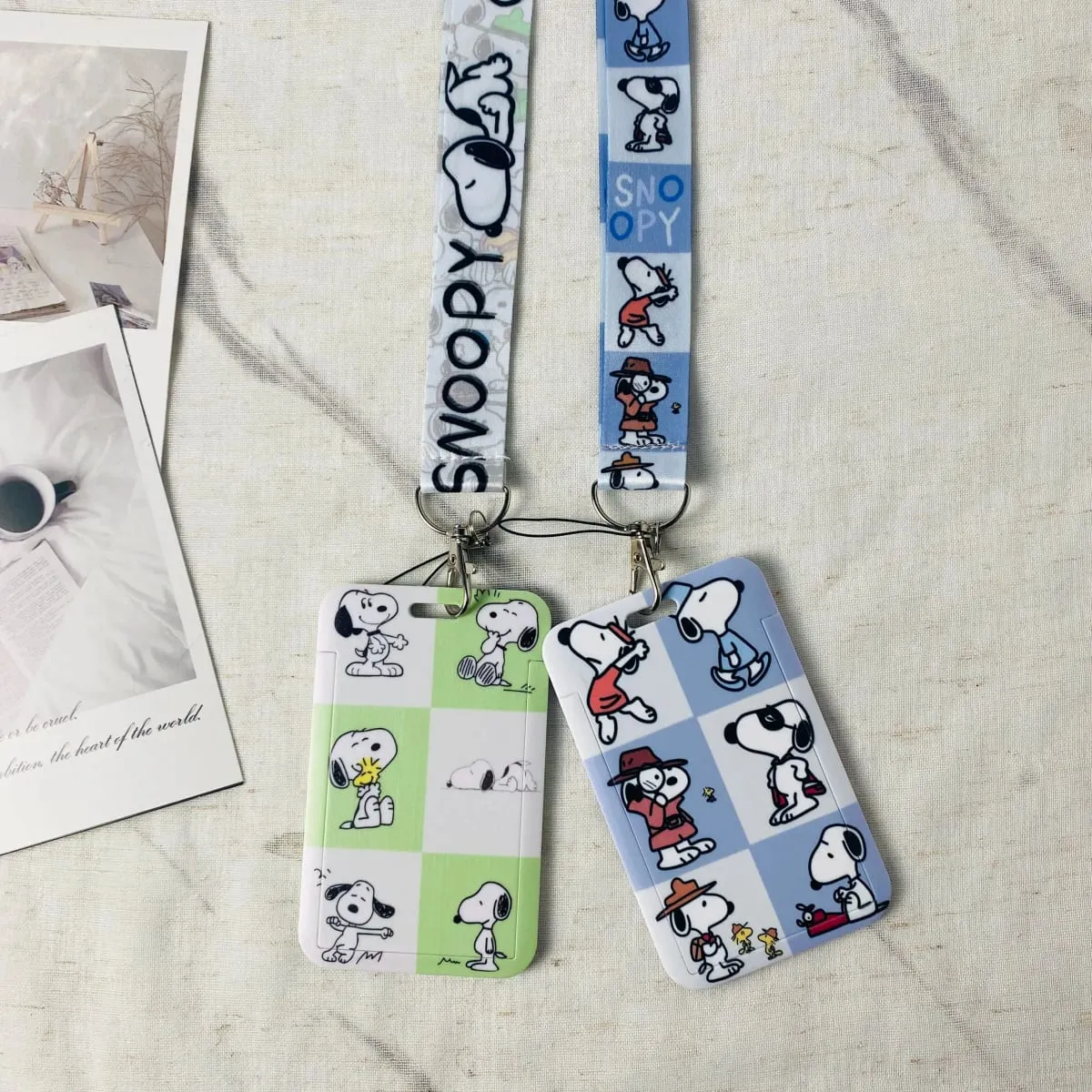 Credential Holder Cartoon Animal Neck Strap Lanyard for Key Keychain USB Badge Holder Keyring Accessories Gifts — image 3