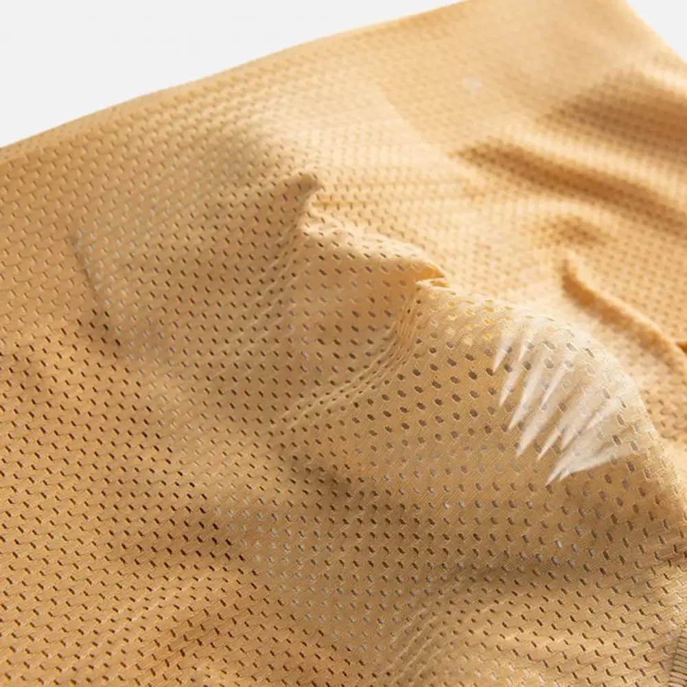 Erkek külot popo kaldırma See-through oymak nefes kalın sahte popo yüksek elastik düz renk erkek boksörler iç çamaşırı — image 5