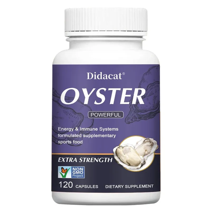 Estratto di ostrica - Supporta la motivazione delle prestazioni atletiche e l'immunità Integratore nutrizionale 120 capsule — image 9