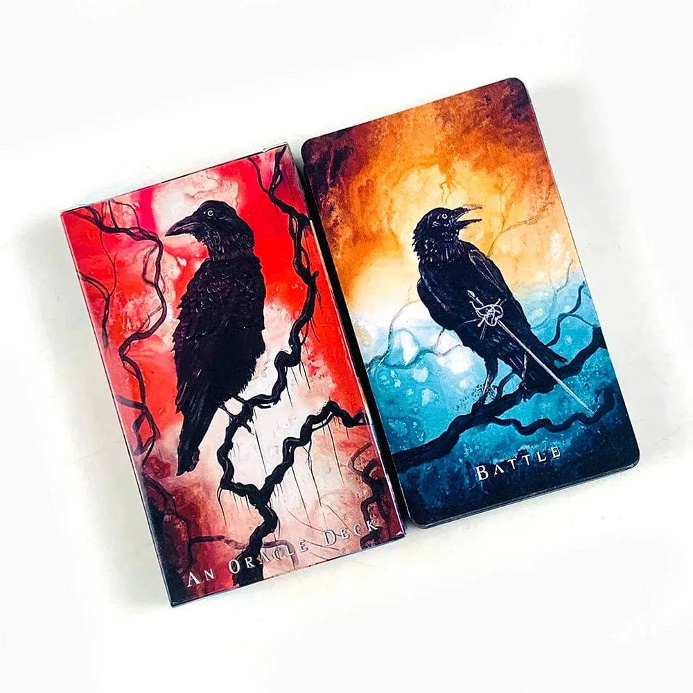Baralho oracle requintado com 53 cartas, baralho oracle com arte surreal e fantasia, perfeito para adivinhação e presentear — image 1