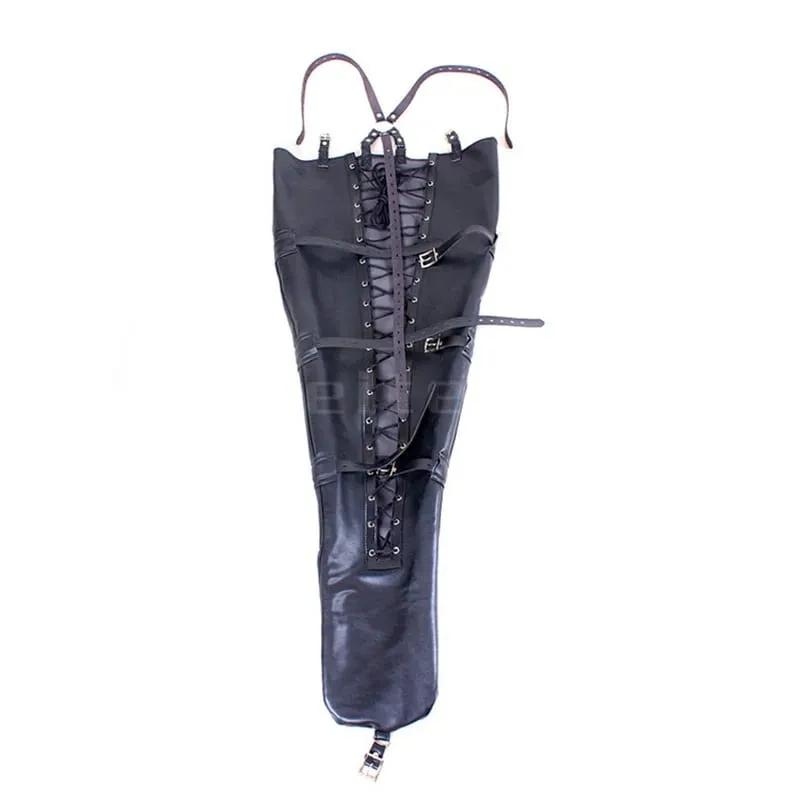 Ikan Duyung Ikatan Beg Kekangan Pengikat Tali Pinggang Budak BDSM Mengikat Jaket Selat Rangsangan Seks Hebat Mainan Seks untuk Wanita 3 Warna — image 4