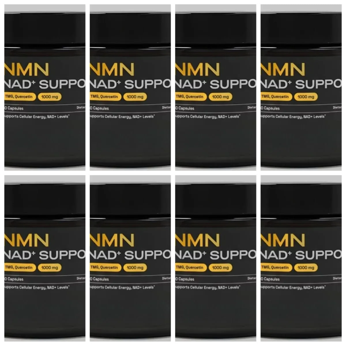 NMN NAD+ Support Capsules 1000 มก. รองรับพลังงานเซลลูล่าร์ ระดับ Cognitive Health NAD+ ด้วย TMG Quercetin 60 แคปซูลผู้ใหญ่