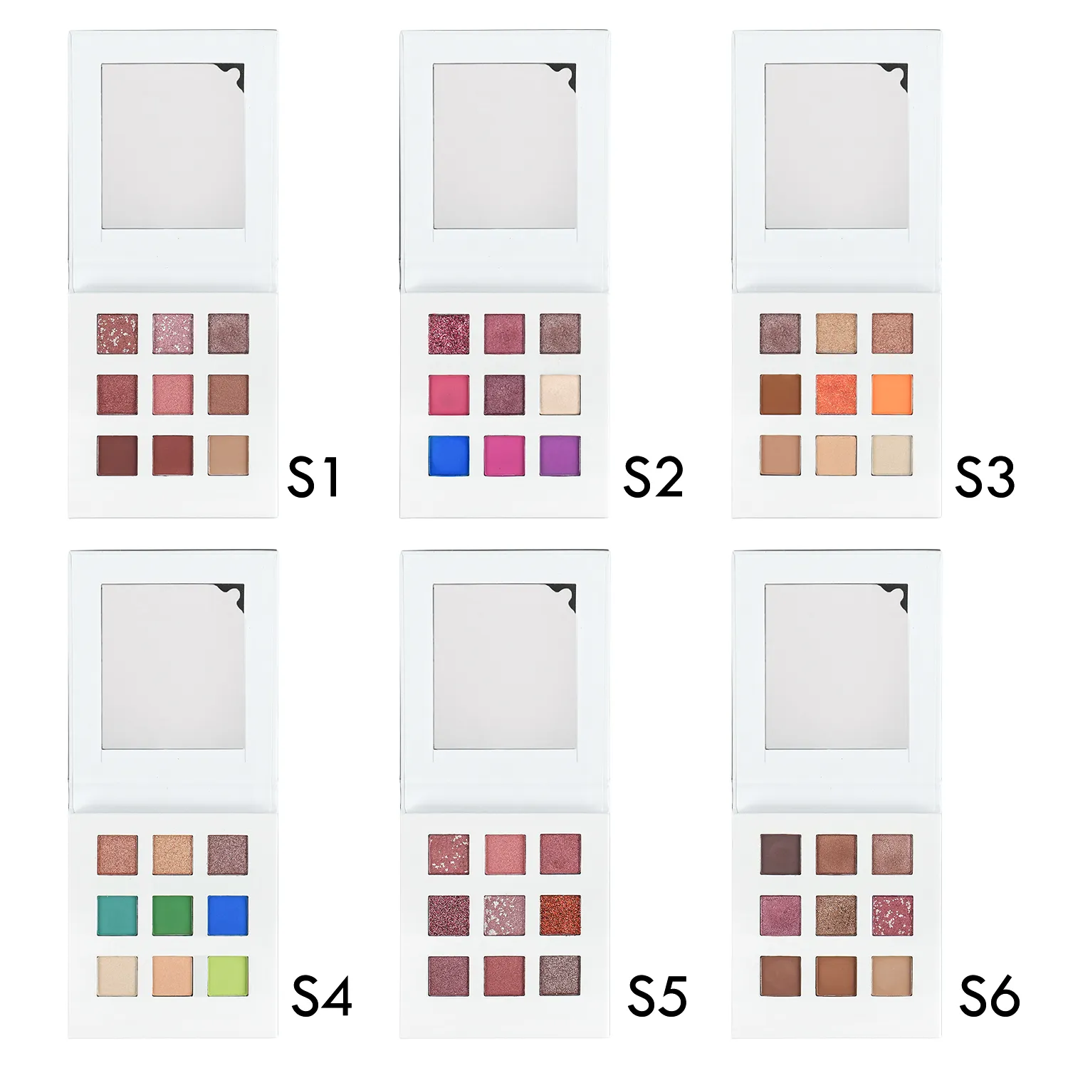 Fard à paupières scintillant à haute pigmentation, cosmétiques mats, Palette de fards à paupières personnalisés, maquillage végétalien, offre spéciale — image 3