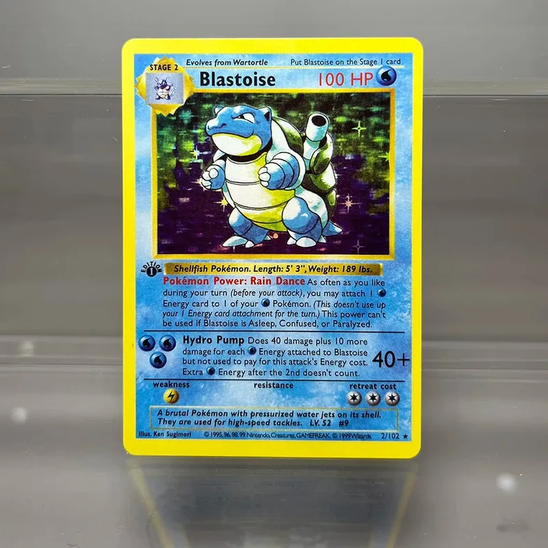 PKM Cards 1st Edition Charizard Blastoise Dragonite 1996 Base Set Single Foil Cards Game Collection Cards PTCG Proxy Cards — image 2