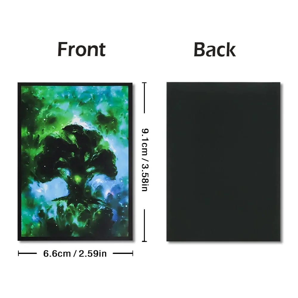 60PCS 66*91mm Art Card Sleeves Protezione per carte collezionabili compatibile con MGT/PTCG Protezione per carte con caricamento dall'alto Miglior regalo — image 4