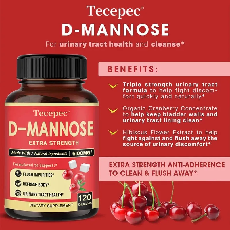 D-Mannose - Suplemen Cranberry Organik Untuk Menyokong Kesihatan Saluran Kencing dan Pundi Kencing serta Mengurangkan Jangkitan Saluran Kencing — image 6
