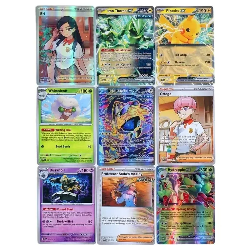 360 Keping/Kotak 10Kad/PACK Kad Pokémon Bahasa Inggeris Prismatic Evolutions Hadiah Kad Transaksi Pertempuran Penggalak Bahasa Inggeris