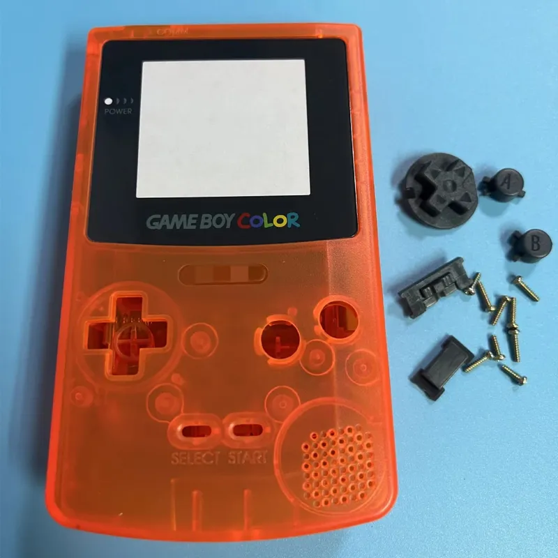 Новый цветной корпус Gameboy Gbc Shells, ограниченная серия, сменные корпуса, игровая периферия, аксессуары, светящиеся подарки на день рождения для мальчиков