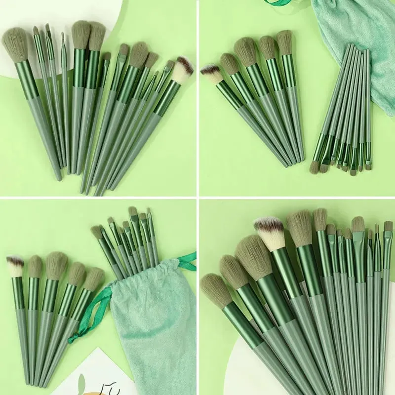 Conjunto de pincéis de maquiagem, 13 peças, corretivo, blush, pó, sombra, iluminador, base, cosméticos, ferramenta de beleza — image 6