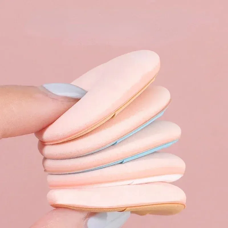 10Pcs Mini Finger Puff Foundation Kleine Luft Kissen Pulver Schwamm Gesicht Concealer BB Creme Kosmetik Applikator Make-Up-Tools — image 3