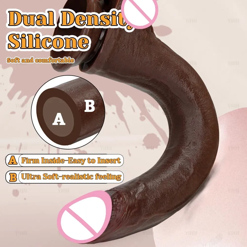 Peau réaliste/gode noir Silicone long pénis énormes godes avec ventouse bite pour femmes Masturbation jouets sexuels anaux pour adultes — image 4