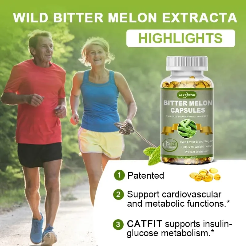 Alxfresh Extra Strength Bitter Melon 2500 mg 16:1 Συμπλήρωμα Τυποποιημένο και συμπυκνωμένο 100% χορτοφαγικό χωρίς γλουτένη, μη ΓΤΟ — image 2
