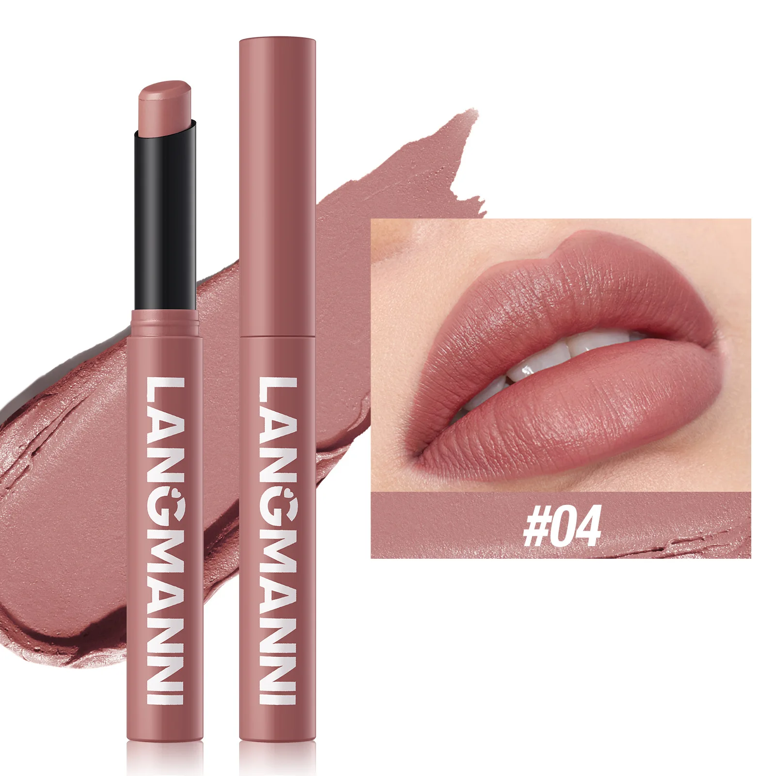 New Rotating Velvet Matte Lipstick Long Lasting Waterproof Lipstick Non-Stick Cup Lip Stain Tint Cosmetics Pencil Liner Makeup — image 15