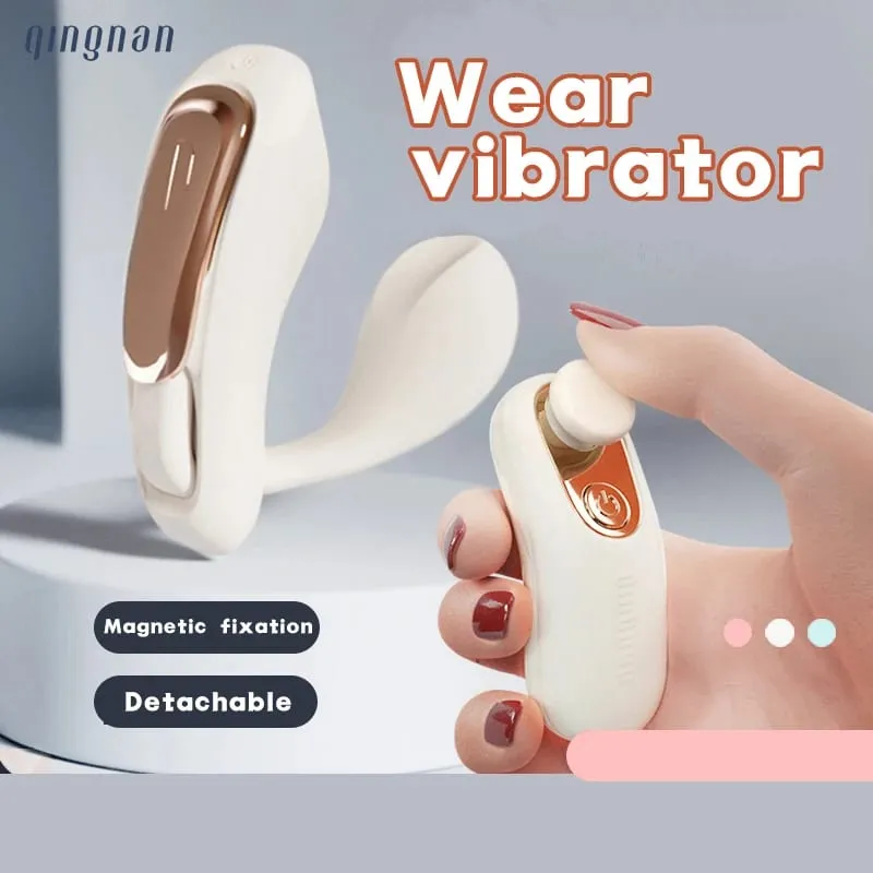 Vibratör teleskopik G-spot klitoral stimülatörü giyin Kablosuz kontrol çift flört Kadın seks oyuncakları U-vibratör G-spot Seks mağazaları
