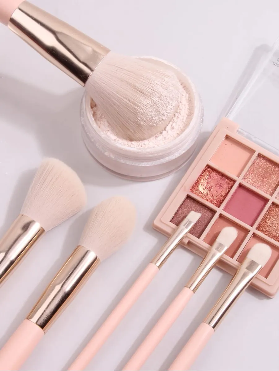 11pcs High-End Professional Makeup Brushes Set with Bucket Blush Powder Eyeshadow Eyebrow Foundation Beauty Makeup Tool Brochas — image 5
