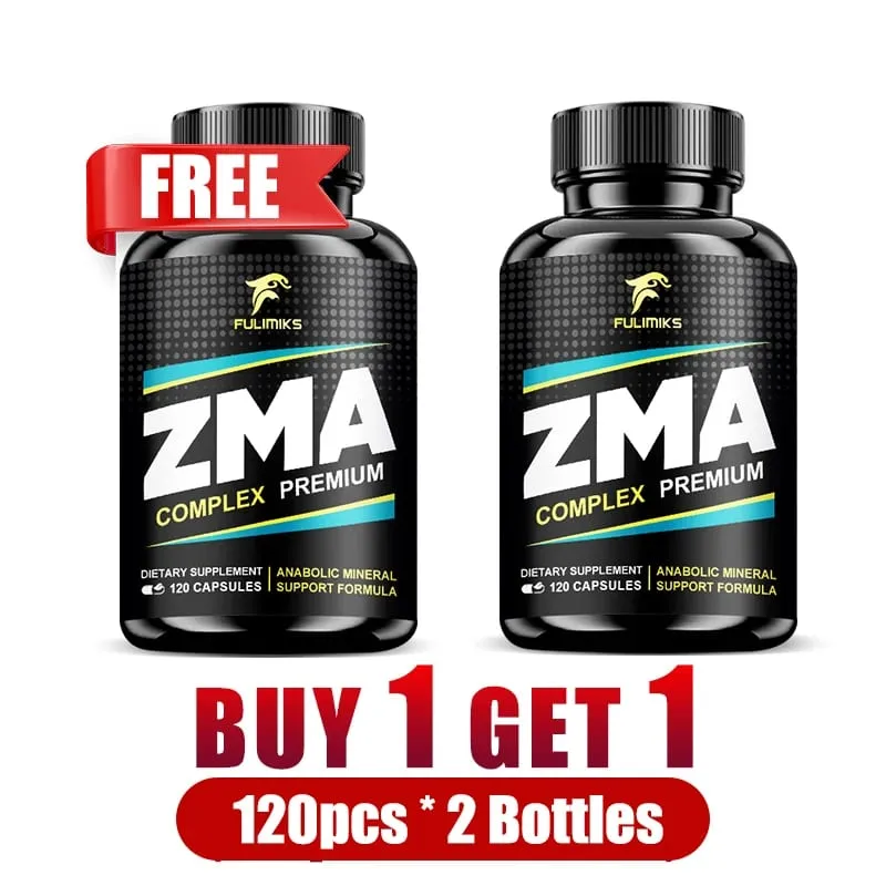 Buy 2 Get 2 Free! Easter Gift ZMA Supplements Capsules with Zin Vitamin B-6 Support Energy Brain Overall Health — image 10