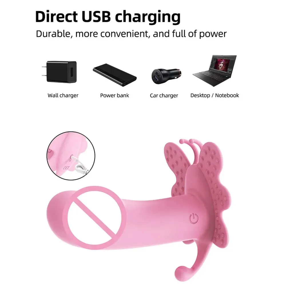 Seluar dalam boleh pakai Dildo Vibrator Kuat G Spot Kelentit Merangsang Wanita Melancap Pengurut Faraj Mainan Seks Dewasa untuk Wanita — image 2