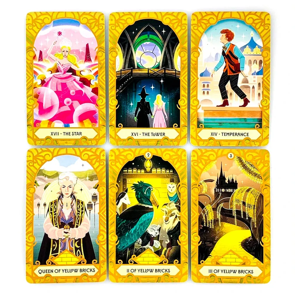 Nouveau Wicked Tarot Deck 78 cartes Tradition Tarot cartes Version anglaise Divination jeux de société Halloween et jeux de noël