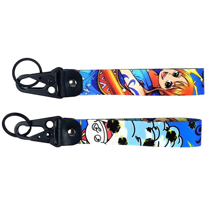 One Piece Cool Eagle Beak Keychain Lanyard Anime Manga Series Badge Holder USB Pendant Portable Key Lanyard Accessories — image 11
