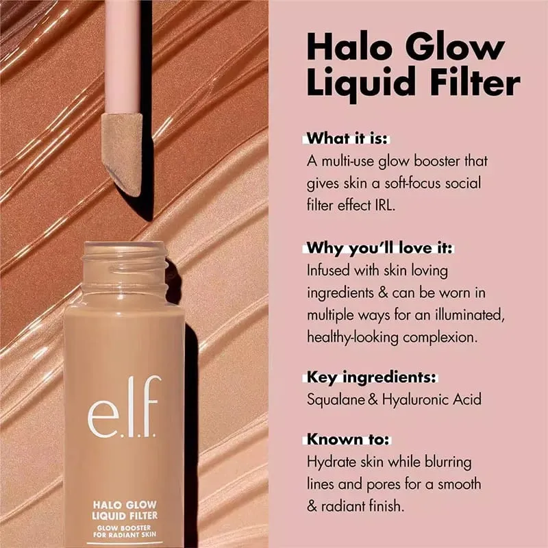 2026 Original Elf Face Liquid Foundation Oil-Control Concealer Účinné krytí Dlouhotrvající voděodolný profesionální make-up — image 3