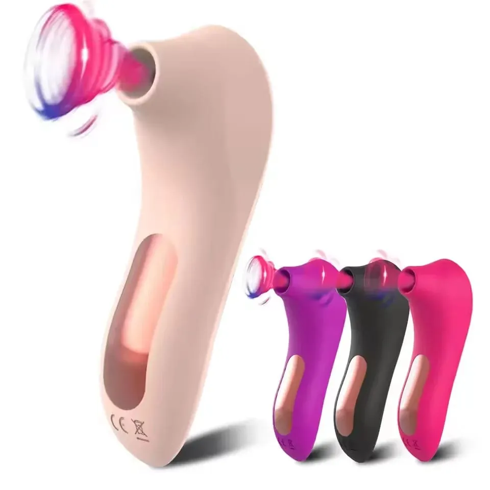 Powerful Sucker Clitoris Sucking Vibrator Female Clit Nipple Oral Vacuum Stimulator Massager Sex Toys Adults Goods for Women — image 1