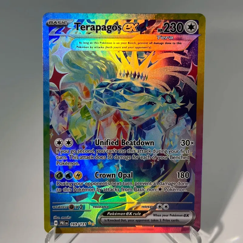 Kad PKM Prismatic Evolutions PTCG5-A GX Rainbow Umbreon Sylveon Leafeon ex Rare Collection Battle Toys Hadiah untuk Hobi — image 32
