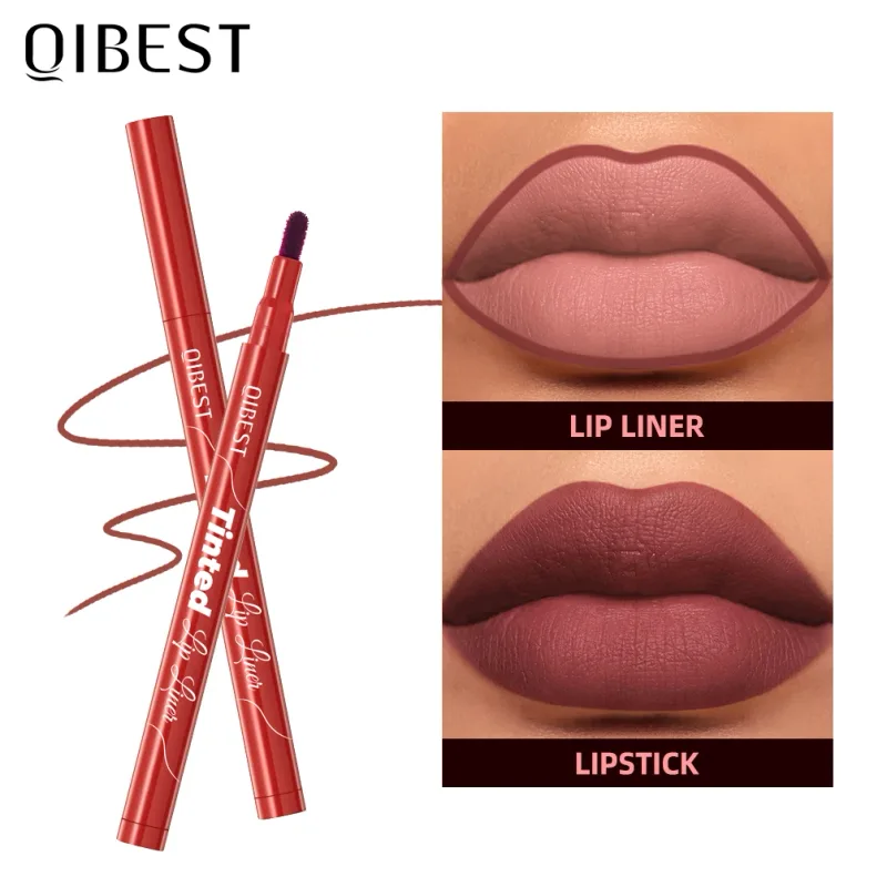 5 Farben Lippenstift Lipliner Nude Matte Lip Liner Pen Nicht trocknend Wasserdicht Plumping Outline The Lips Contour Makeup Beauty — image 3
