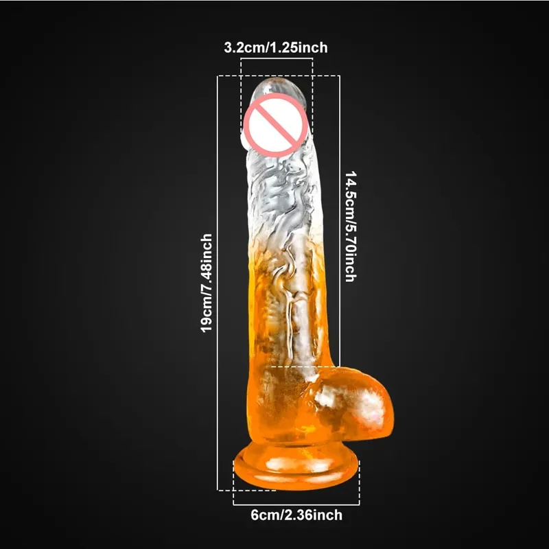 Multi Size Transport Dildo for Women Realistic Silicone Fake Dick Female Masturbator with Suction Cup Dildo Sex Toy for Women — image 15