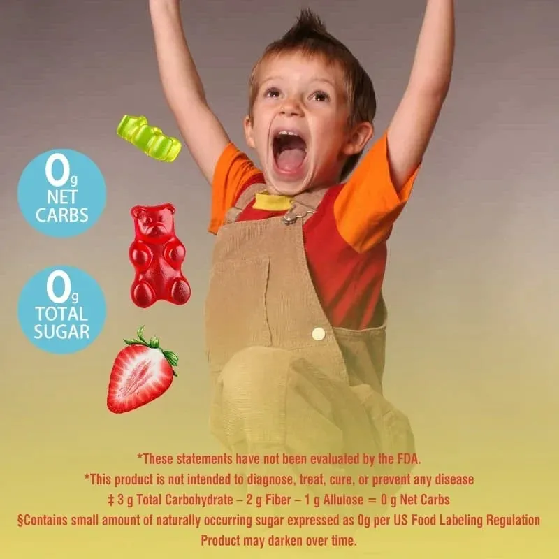Gyerekeknek készült multivitaminos gumicukor – elősegíti az agy fejlődését, erősíti az immunitást, növeli az energiát, fenntartja a vitalitást és az egészséget — image 3