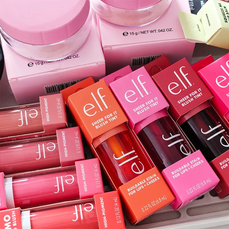 Горячий бренд Elf, набор из 2 шт., дуэт, манго-арбуз, мята-шоколад, жевательная резинка, вишня, бальзам для губ, стойкий увлажняющий блеск для губ, косметика — image 4