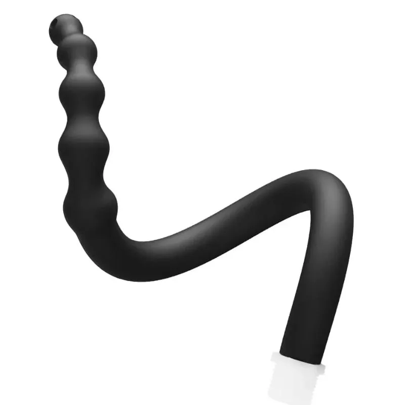 Silicone Long 58cm Anal Beads Plug Dilator Douche Enema Vagina Cleaning Kit Buttplug Syringe Shower Head Gay Sex Toy For Couples — image 1