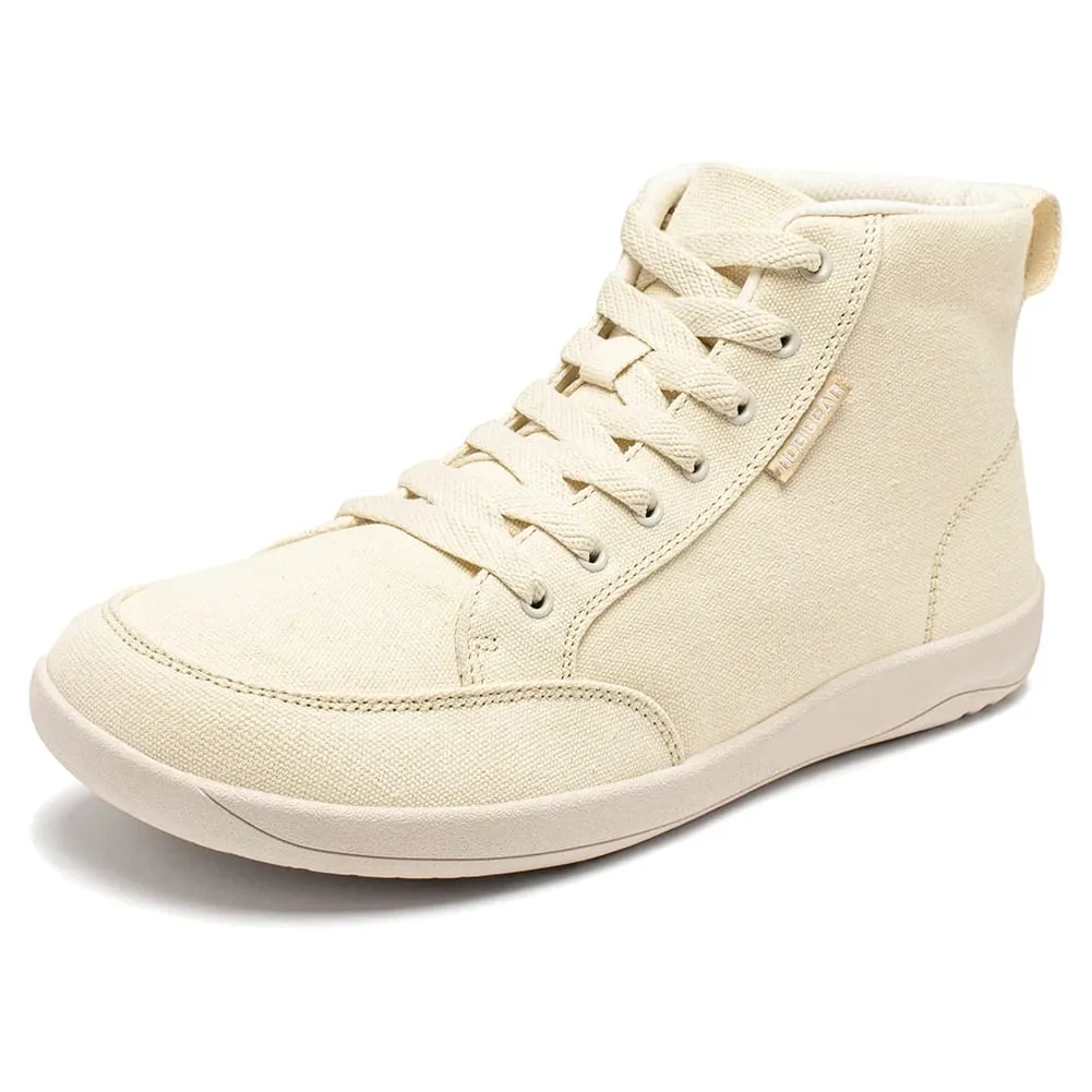 Scarpe basse a piedi nudi Scarpe unisex con punta larga in tela Scarpe da passeggio all'aperto con lacci a caduta zero
