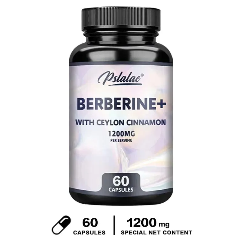 Berberine with Ceylon Cinnamon Capsules - Improve Digestion Supports Cellular Energy Metabolism Promotes Heart and Brain Health — image 8