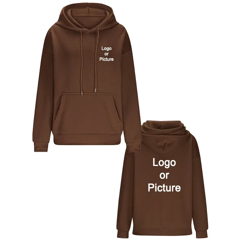 Gör-det-själv-design Oversize-huvtröjor Dammode Skräddarsytt tryckt lös långärmad axel Drop Cuff Sweathsirts Pullovers Sudadera — image 16