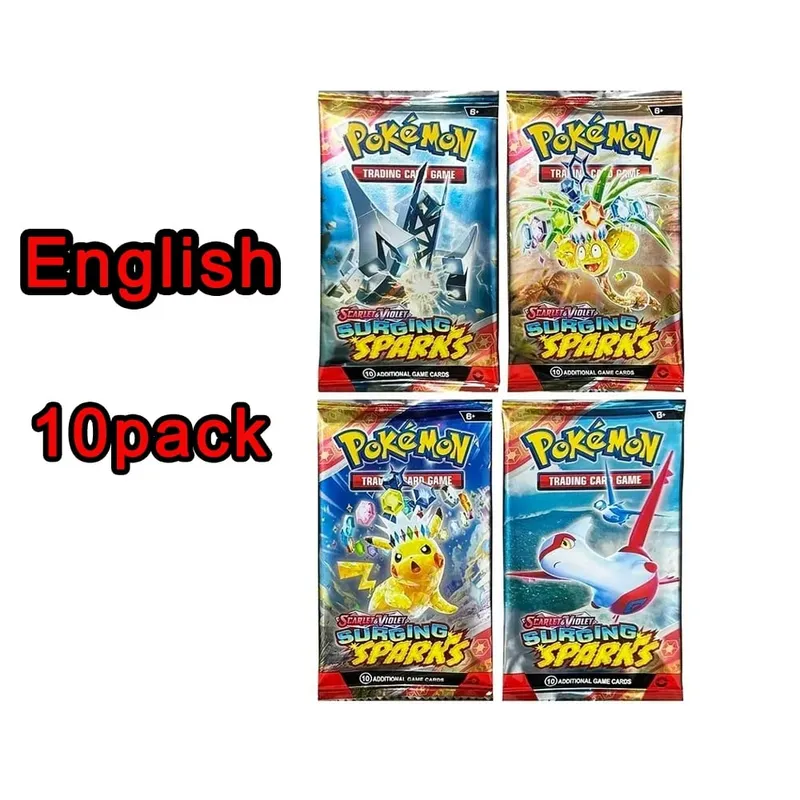 ** 360Pcs EnglishPokémonCards SunMoon Destined PSrismatic Evolutions Scarlet Violet 151 PALDEAN Booster Battle Transaction Card — image 16