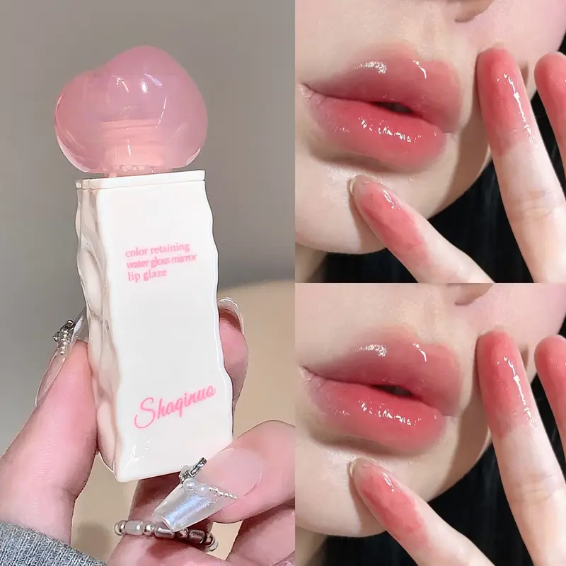 Clear Moisturizing Mirror Vand Flydende Læbestift Holdbar Hydrating Pink Lip Gloss Plumping Sexy Lip Tint Makeup Korean Cosmetics — image 2