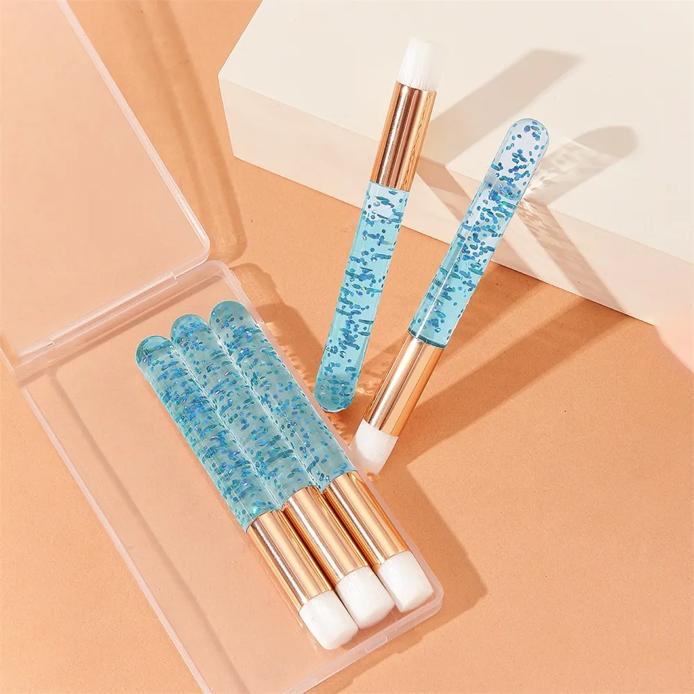 Libeauty ขายส่งแปรงทำความสะอาดขนตาสำหรับขนตา Glitter Lash แชมพูแปรงจมูก Pore ทำความสะอาดเครื่องมือแต่งหน้า — image 3