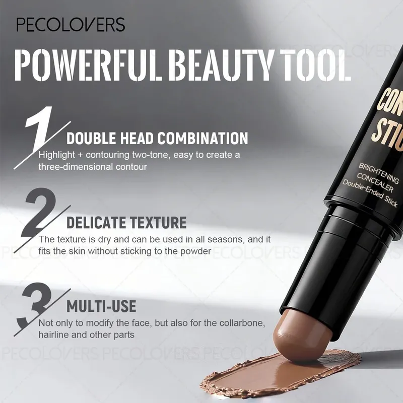 6PCS Face Makeup Kit 1 Foundation +1 Pressed Powder+1 Contour Set - Long-Lasting End Resistant to Makeup Fading — image 3