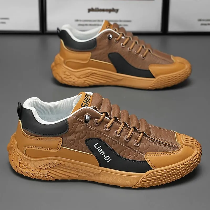 Spring and Autumn Fashion Elastic Band Sneakers for Men Versatile Trendy Casual Shoes Student Running Shoes Soft-Soled Lightweight Men's Shoes — image 2