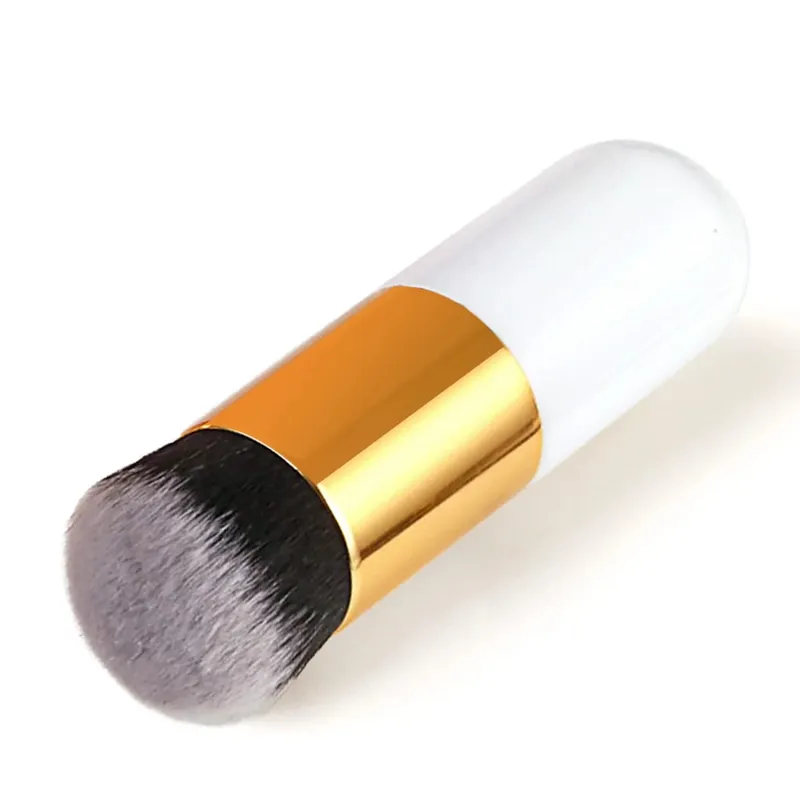 1 Uds. Nuevo pincel de base Chubby Pier, pinceles de maquillaje de crema plana, pincel de maquillaje cosmético profesional — image 9
