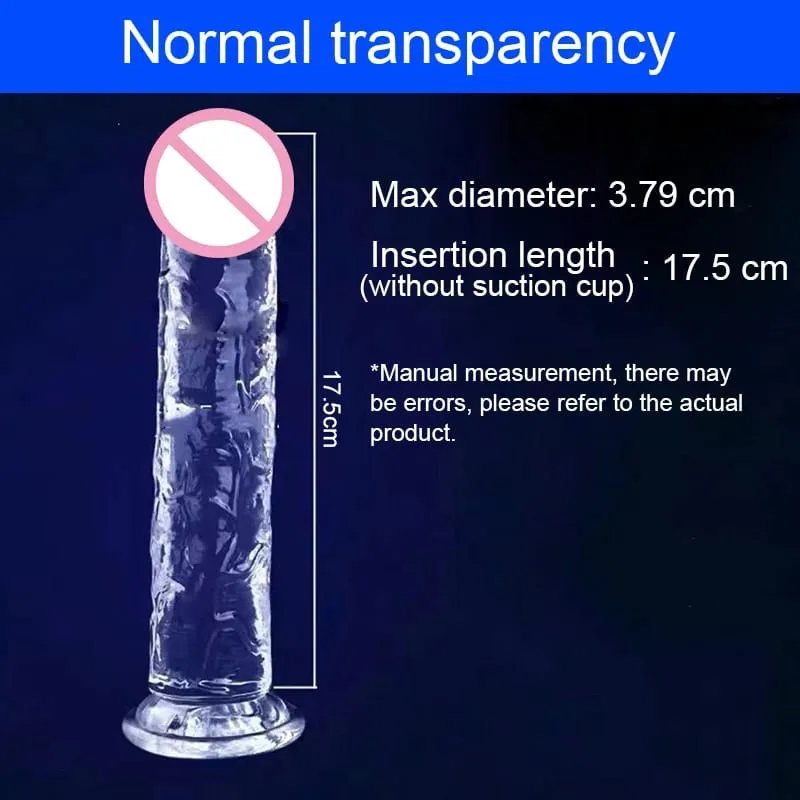 Realistic Dildo Jelly Penis Suction Cup Dildo 7 Size Female Masturbator Clitoral Stimulator Big Dick Lesbian Sex Toys For Women