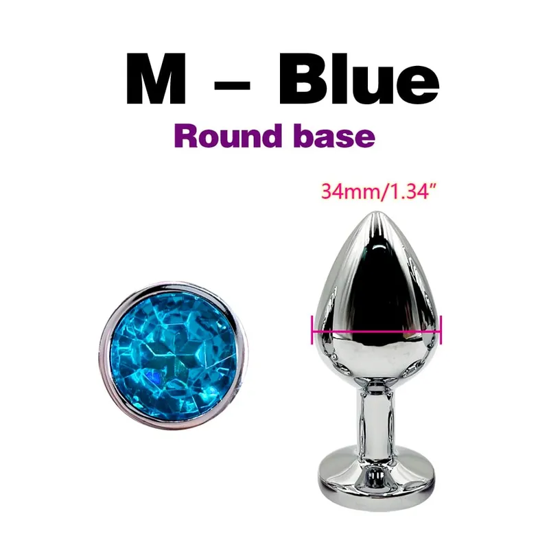 Tapón Anal de Metal con Base de gemas para principiantes a expertos, consoladores de masaje de punto G con tapón Anal de 5 tamaños, juguetes sexuales para parejas femeninas/masculinas para adultos — image 19