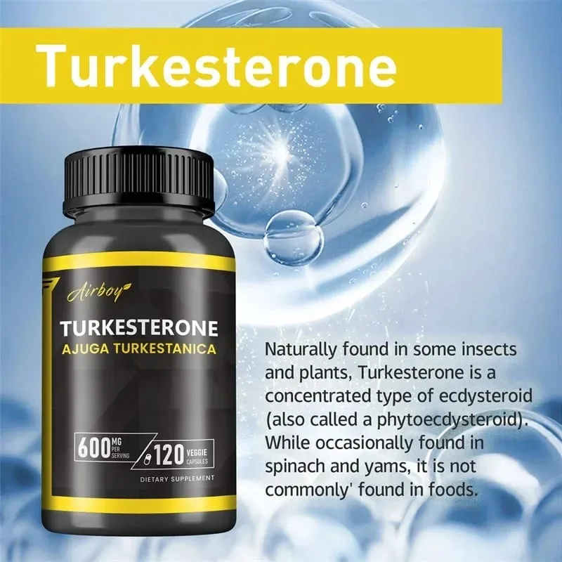 Turkesterone 600 มก. - รองรับประสิทธิภาพความแข็งแรงของกล้ามเนื้อและการฟื้นตัว และปรับปรุงระดับพลังงานและความอดทน — image 3