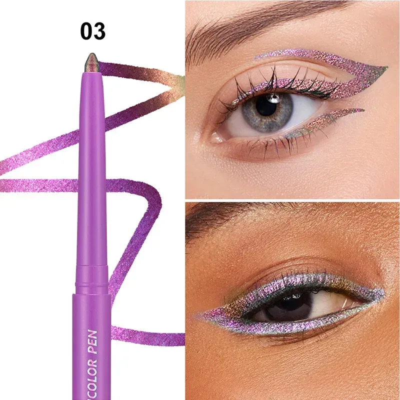 Chameleon Eyeliner Stick ปากกา Glitter อายแชโดว์กันน้ำ Shimmer Eye Liner ปากกา Shiny High-gloss เครื่องสำอางค์ Beauty Make Up — image 9