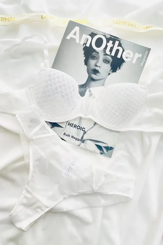 Halv kop minimizer bh til kvinder sommer ultra tynd blød bøjle push-up fransk dyb v-hals plus størrelse brystholder 34-44 B-C CUP — image 15
