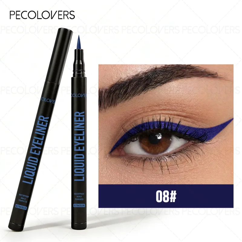 1 Pc Smooth Glide Liquid Eyeliner Pen - Waterproof Long-lasting Ultra-Fine Tip Water Eye Liner Pen Precision Slide Smudge-Proof — image 14