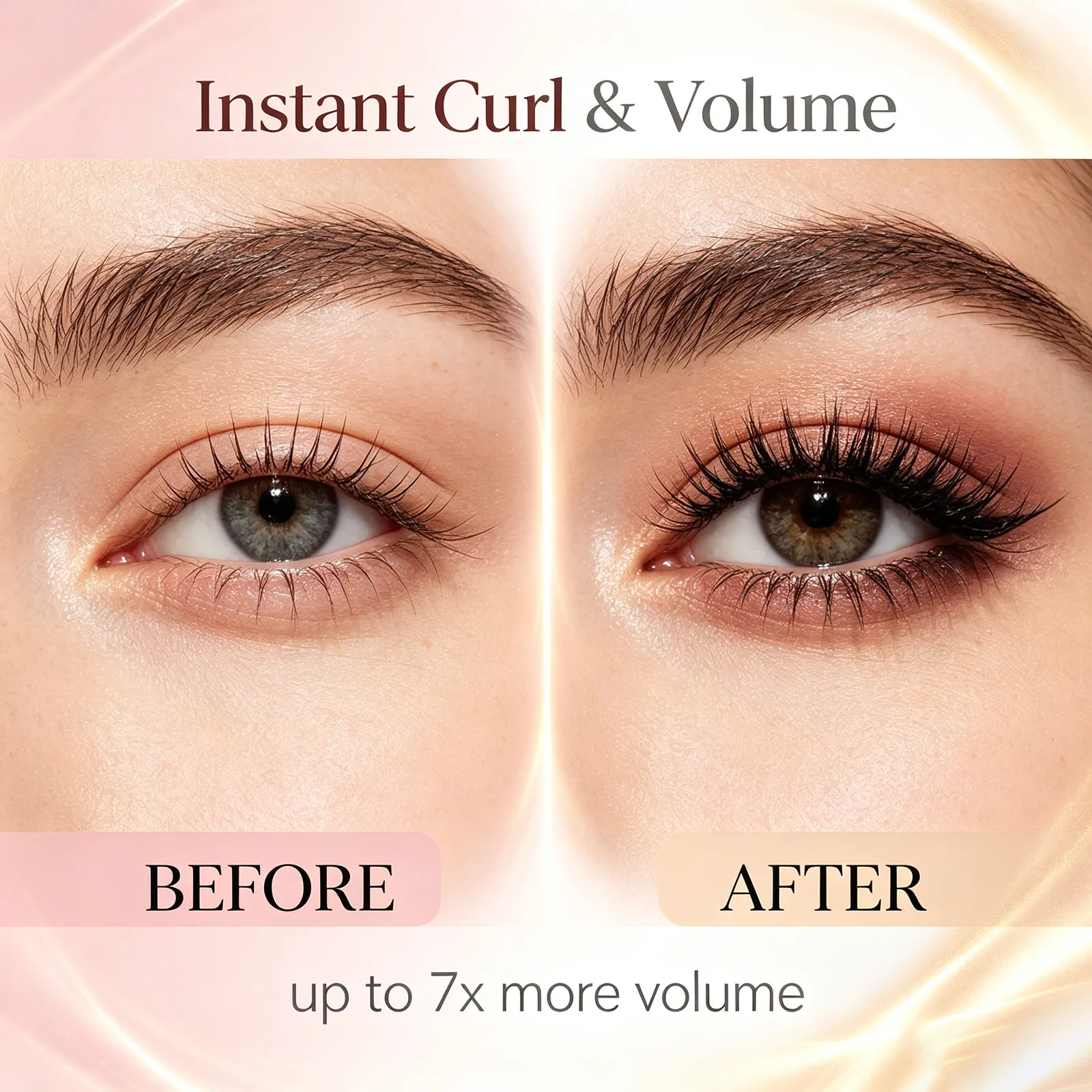 Mascara noir volumateur et recourbé 7D – Lifting et recourbement naturel des cils, anti-taches, sans flocons, maquillage imperméable pour les yeux, non agglomérant — image 4